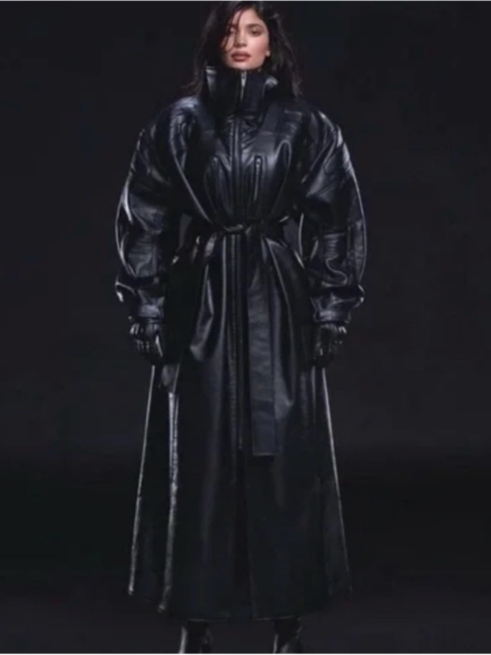 Faux Leather Trench by KHY x Namilla